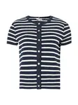 TOMMY HILFIGER Kardigán  námornícka modrá / biela