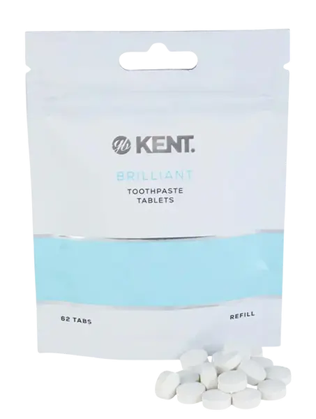 GB KENT & SONS PLC Náhradné cestovné balenie zubných tabliet 62 ks