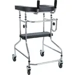 Pojízdné chodítko s opěrnou plochou a sedadlem UNIZDRAV
