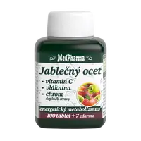 MEDPHARMA Jablečný ocet+Vláknina+Vitamin C+Chrom 107 tablet