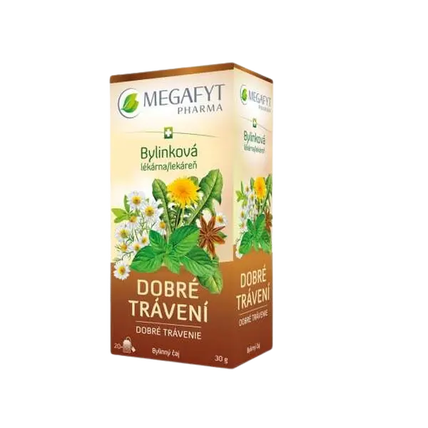 MEGAFYT Čaj bylinková lékárna dobré trávení 20 x 1.5 g