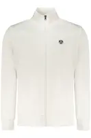 Bílá pánská mikina na zip