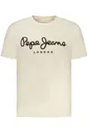 Krémové triko Pepe Jeans