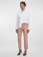 Béžové dámské kalhoty ORSAY