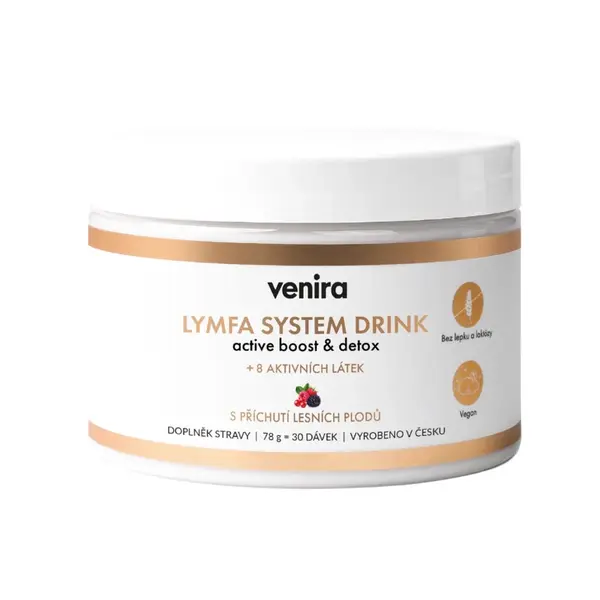 Venira Lymfa system active boost & detox lesní plody 78 g