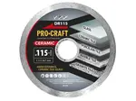 Kotouč řezný diamantový 115mm PROCRAFT DR115 Ceramic