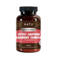 NATU Natural Extract, Drmek extrakt (1% agnusidov) so šafránom 90 kapsúl