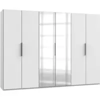 MID.YOU ŠATNÍ SKŘÍŇ S OTOČNÝMI DVEŘMI, bílá, 300/216/58 cm