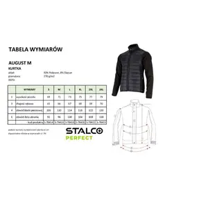 Blůza softshellová, pánská AUGUST M, 3XL, STALCO PERFECT
