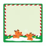 Niimbot 1EA03026202, 40x60mm, 125ks, vianočný sob, farebné samolepiace štítky