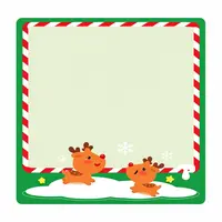 Niimbot 1EA03026202, 40x60mm, 125ks, vianočný sob, farebné samolepiace štítky