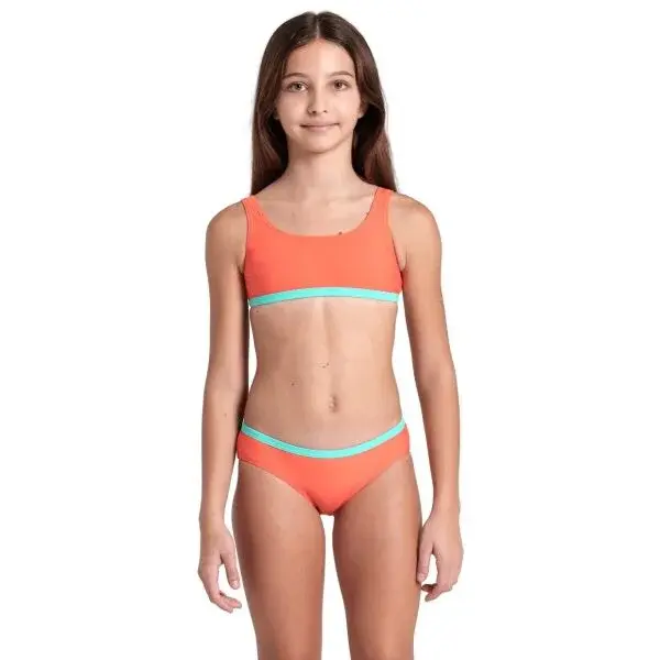 Arena ESSENTIAL Dievčenské bikiny, lososová, veľkosť 12-13Y