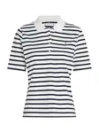 TOMMY HILFIGER Tričko '1985'  nebielená / námornícka modrá