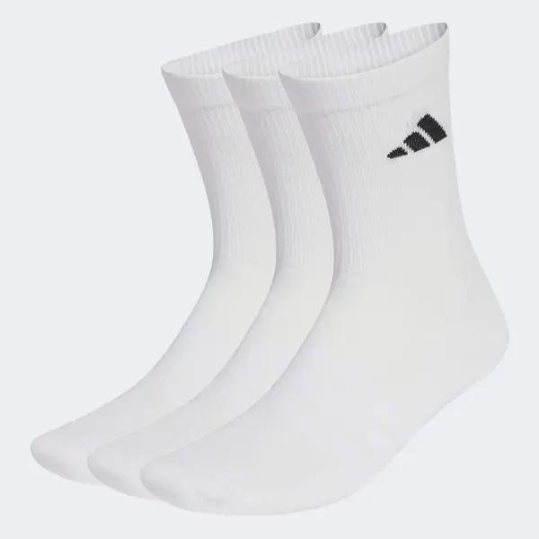 adidas CUSHIONED SPORTSWEAR CREW SOCKS 3 PAIR PACK L
