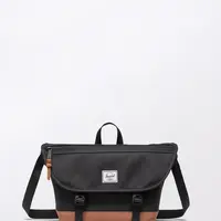 Herschel Supply Cove Small Messenger Black/Saddle Brown