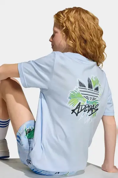 Detské bavlnené tričko adidas Originals