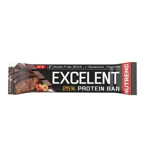 NUTREND Excelent protein bar čokoláda s oříšky 85 g