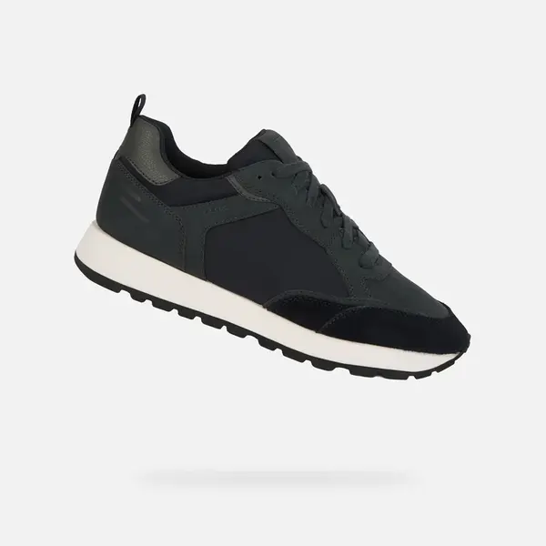 Tmavozelené pánske tenisky Geox Partenio