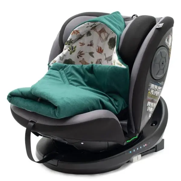 Zateplená zavinovačka do autosedačky New Baby zelená