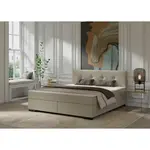 MID.YOU POSTEL BOXSPRING, 180/220 cm, béžová