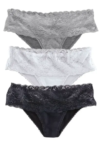 VIVANCE Nohavičky  sivá / čierna / biela