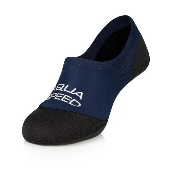 AQUA SPEED Unisex&#039;s Swimming Socks Neo Navy Blue/Black Pattern 10