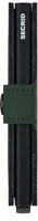 Kožená mini peňaženka Secrid Miniwallet Matte Green-Black
