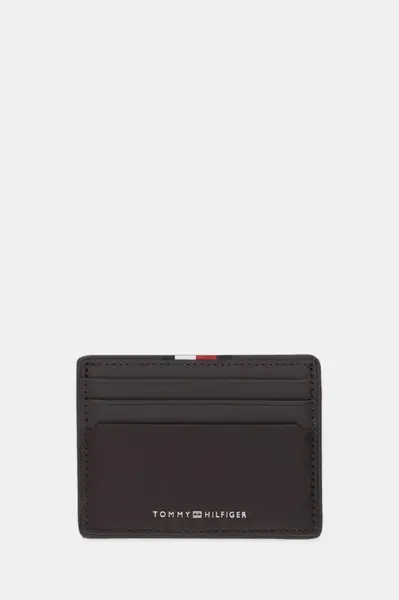Kožené puzdro na karty Tommy Hilfiger