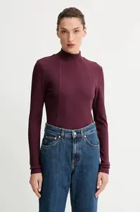 G-Star Tričko s dlhým rukávom G-Star A line slim rib mock
