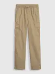 Béžové chlapčenské nohavice kapsáče GAP