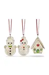 Závesná dekorácia Swarovski HOLIDAY CHEERS 3-pak priehľadná farba, 5701511