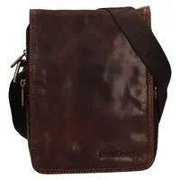 Panská kožená taška přes rameno SendiDesign Tomes - hnědá