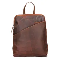 Dámský kožený batoh Greenwood Jade - hnědá