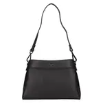 Dámska kožený kabelka Lagen Alethe - čierna