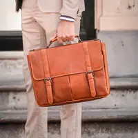 Pánská kožená aktovka Sparwell Berno - koňak