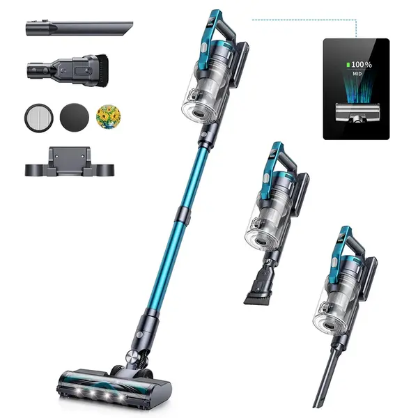Buture VC60 Cordless Vacuum Cleaner 450W 38kPa Powerful Suction 55min Runtime Home Floor Carpet Car Cleaning