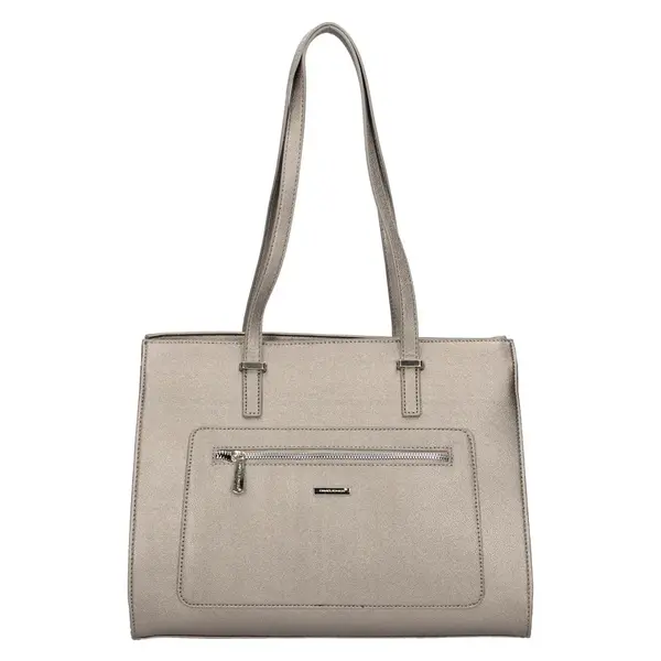 Dámska kabelka David Jones Asmoda - strieborná