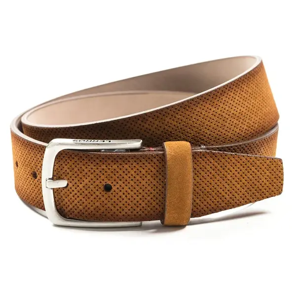 Kožený pánsky koňaková opasok Lerros Bruce