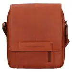 Pánská kožená taška přes rameno The Chesterfield Brand Remy - koňak