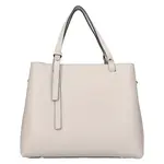 Dámska kožená kabelka Italia Gabby - šedá