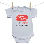 Boodyy Body s krátkym rukávom Sorry chlapci moje srdce patrí ockovi 50 (0 mesiacov)