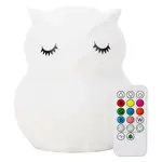 Silikónové nočné svetlo FreeON - biela sova