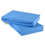 Plachta posteľná modrá jersey 90(100)x200 EMI