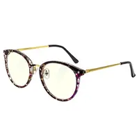 Okuliare na Počítač PCG010 vínovo zlatý kovový rám +0,5