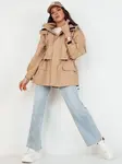 Dámská bunda parka MINESSA Barva béžová DSTREET