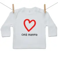 Boodyy Tričko s dlhým rukávom Celá mamka 122 (6-7 rokov)