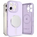 Tech-Protect Liquid Silicone MagSafe kryt na iPhone 16 Pro Max, fialový