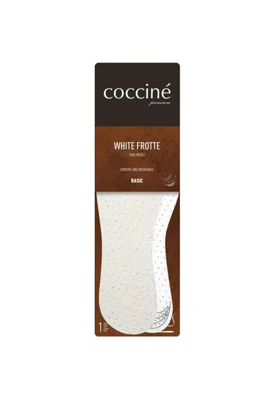 Coccine Kokcín biele vložky Terry Cotton na latexovej penu 34-41