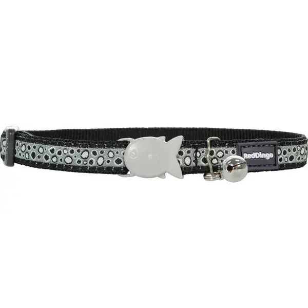 Nylonový obojok pre mačku RED DINGO Bedrock čierny