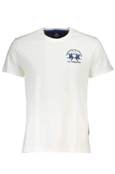 LA MARTINA MEN'S SHORT SLEEVE T-SHIRT WHITE